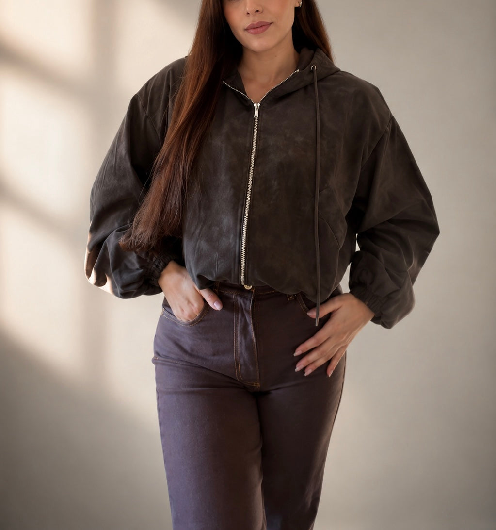 Chaqueta Bomber Evana Café