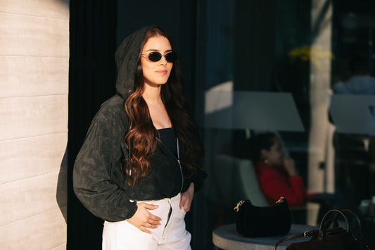 Chaqueta Bomber Evana Negro