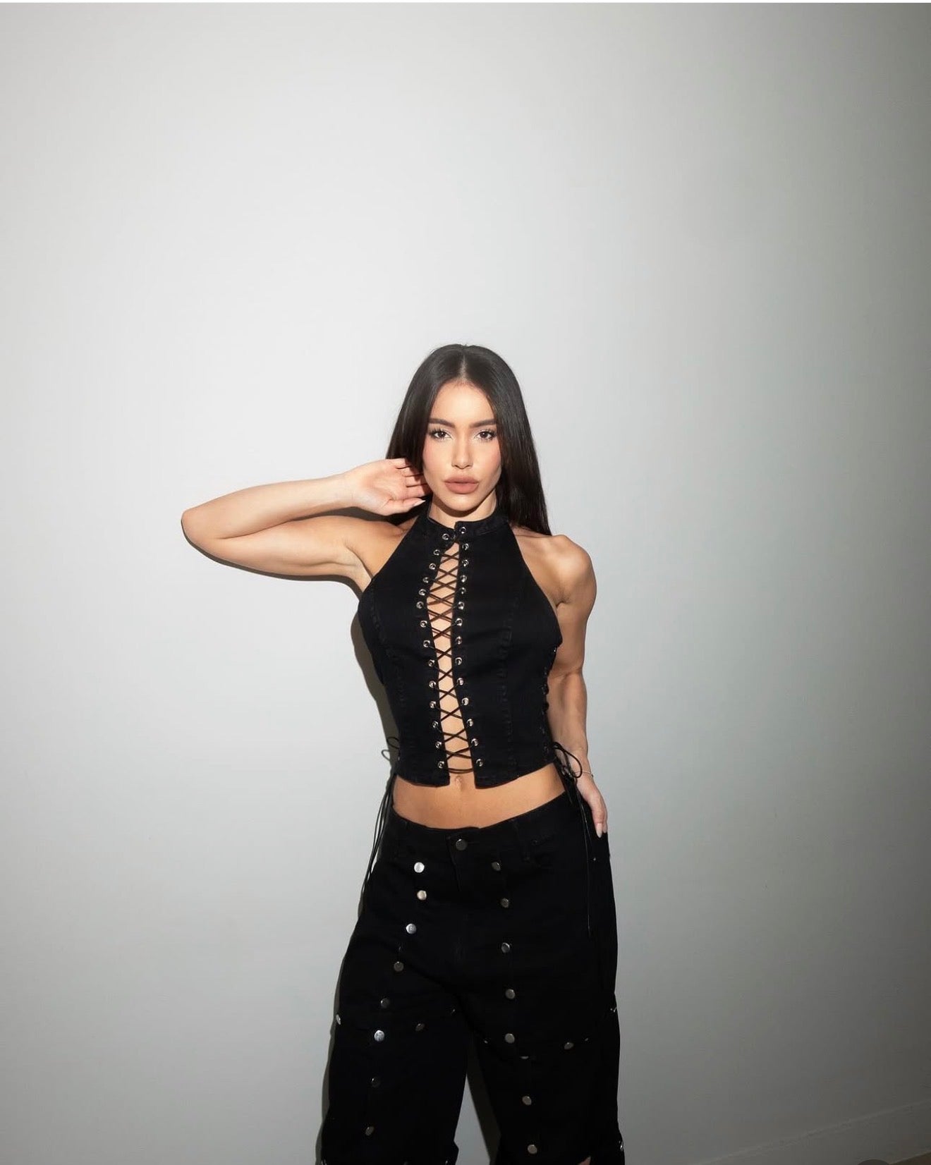 Top Aline Negro